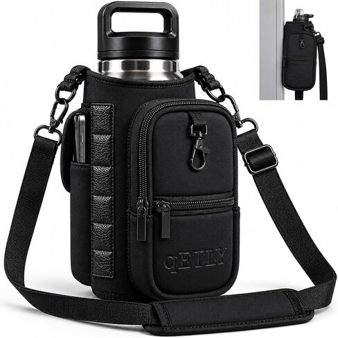 حقيبة الصالة الرياضية المغناطيسية وحامل زجاجة المياه، عقد مغناطيسي قوي، تخزين 4 مناطق، حقيبة حبال قابلة للتعديل لصالة الألعاب الرياضية والسفر in Kuwait