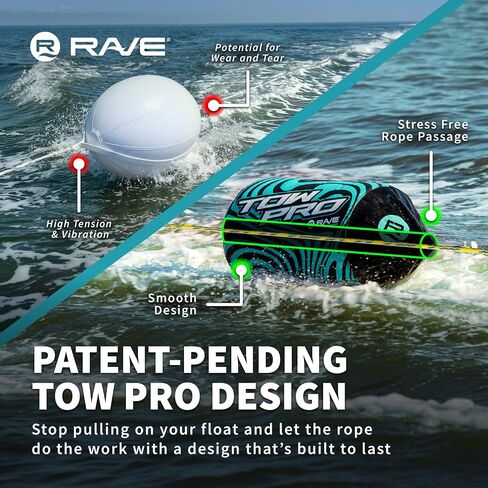 RAVE Sports Tow Pro Rope Float Durable and Reliable Construction Performance Boost Tow Rope Accessory in Kuwait