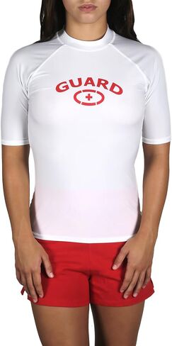 Adoretex Women's Guard Short Sleeve Rashguard UPF 50+ Swim Shirt in Kuwait