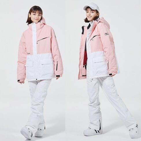 RUMITY Fashion Ski Suit Set for Men and Women's Lovers Ski Suit Set for Warm, Thick, Waterproof, and Cold Resistance(G,XXL) in Saudi Arabia