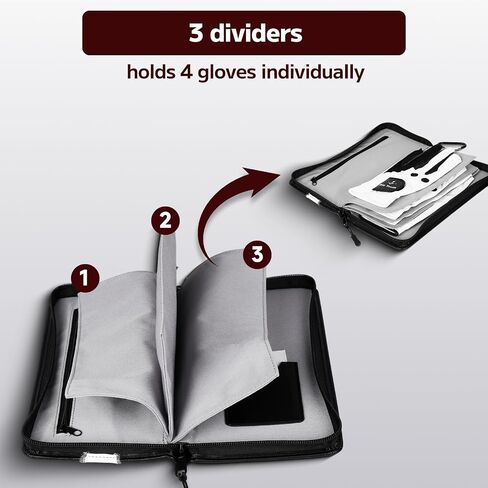 Big Teeth Golf Gloves Holder Case, The Golf Father Glove Pouch for Gloves Organizing and Carrying Essential Golf Accessories Gifts for Men Dad Father Zipper Closure in Kuwait