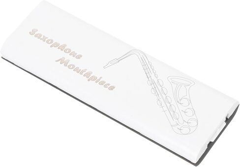 حافظة بلاستيكية محمولة من Oboe Reed مزودة بقاعدة سوداء وغطاء أبيض، وحامل فتحة واحدة لملحقات أدوات النفخ الخشبية وتخزين قصب الكلارينيت in Kuwait
