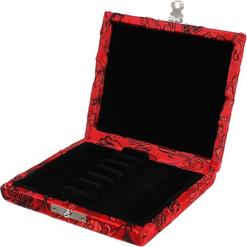 LIFKOME Oboe Reed Protective Case with Lightweight Red Silk Cloth Lining 6-slot Oboe Reed Storage Box and Portable Woodwind Accessory in Kuwait