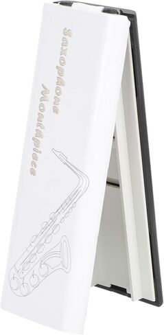 Portable Oboe Reed Carrying Case White Cover Black Base Compact Oboe Reed Storage Holder Woodwind Instrument Accessory for Musicians in Saudi Arabia