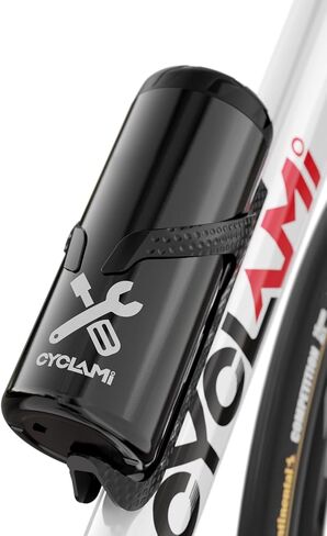 Bike Water Bottle Storage, Bicycle Cage Storage, Hard Shell & Waterproof Bag for Emergency Maintenance, Large Capacity Volume with Wide Mouth, 7.7*2.9*2.9inch (For Water Bottle Cage) in Kuwait