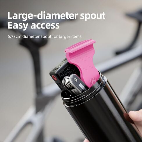 Bike Water Bottle Storage, Bicycle Cage Storage, Hard Shell & Waterproof Bag for Emergency Maintenance, Large Capacity Volume with Wide Mouth, 7.7*2.9*2.9inch (For Water Bottle Cage) in Kuwait