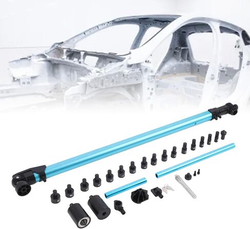 Acouto 2D Auto Body Measuring System High Accuracy Aviation Aluminum Auto Body Shop Frame Tram Gauge for Cars Dent Repair Tools in Kuwait