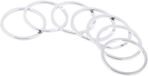 Bottom Bracket Washer, 15pcs 34.7mm/1.3in Aluminium Alloy Bike Flywheel Hub Spacer BB Axle Washer Gasket Bike Cassette Spacer for MTB Road Bike in Kuwait