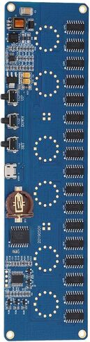 لوحة تحكم على شكل ساعة أنبوبية من Nixie، وحدة محرك، شاشة متوهجة بـ 7 ألوان لمشروعات DIY، محرك IC متكامل لعرض الوقت المستقر in Kuwait