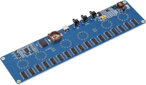 لوحة تحكم على شكل ساعة أنبوبية من Nixie، وحدة محرك، شاشة متوهجة بـ 7 ألوان لمشروعات DIY، محرك IC متكامل لعرض الوقت المستقر in Kuwait