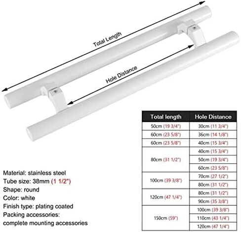 Modern Push Pull Door Handle Glass Barn Door Handles Entry Door Pull Handle for Office & Bathroom Easy InstallationSleek Design for Home & Commercial Use in Saudi Arabia
