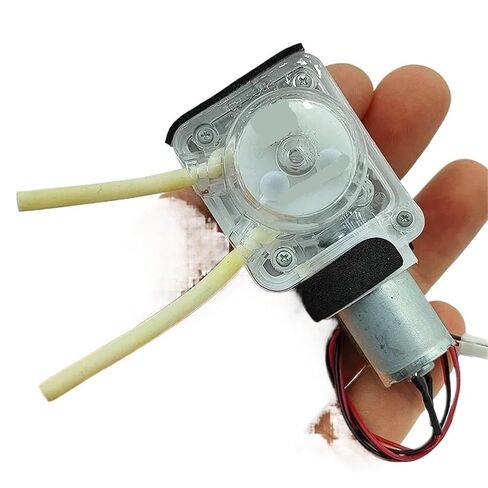 مضخة الجرعات التمعجية الصغيرة DC 3V-5V - مضخة سائلة صغيرة ذاتية التحضير للاستخدام في حوض السمك والمختبر in Kuwait