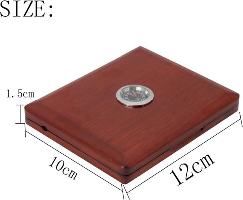 Ciieeo 5pcs Oboe Reed Case with Hygrometer, Saxophone and Oboe Reed Storage Holder Box Amber Color for Wind Instrument Accessories in Kuwait