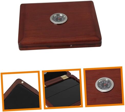 YARNOW 5pcs Oboe Reed Case Box with Hygrometer Amber Portable Reed Holder Container for Oboe for Wind Instrument Accessories in Saudi Arabia