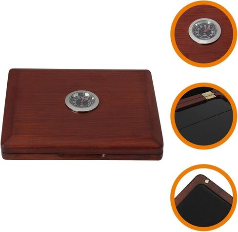 YARNOW 5pcs Oboe Reed Case Box with Hygrometer Amber Portable Reed Holder Container for Oboe for Wind Instrument Accessories in Saudi Arabia