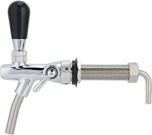 G5/8in Thread Long Shank Adjustable Draft, Beer Faucet Tap, Dispenser Wine Tools for Home Brewing Accessories in Kuwait
