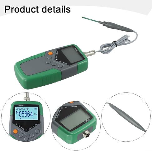 Digital Gauss Meter TD8620 Magnetic Field Tester Measures 0 2400mT Handheld Gaussmeter With Hall Probe in Saudi Arabia