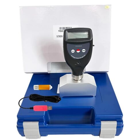 Digital Screen Tension Meter Silk Screen Printing Tensiometer with LCD Digital Display USB Data Cable and Software Measurement Range 0~60 N/cm Display Range 0~50N/cm Fiducial Error 5% in Kuwait