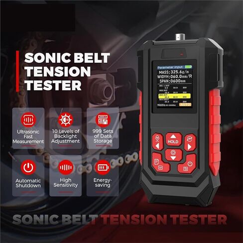 Belt Tension Tester Measuring Range 10HZ-5000Hz Handheld Belt Tension Meter Measuring Instrument in Kuwait