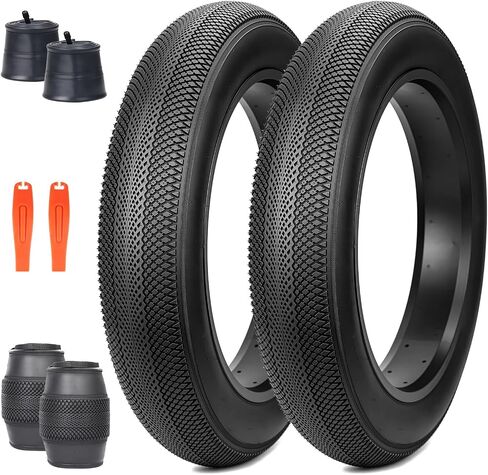 Fat Bike Tire 20/24/26 x 4.0 inch Heavy Duty Anti-Slip Foldable Replacement All-Terrain Tire for E-Bike Snow Bike in Kuwait