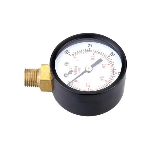 1pc Vacuum Pressure Gauge Portable Tester for Air Water Oil Gas 0 30inhg Multifunction Pressure Meter Instrument in Saudi Arabia