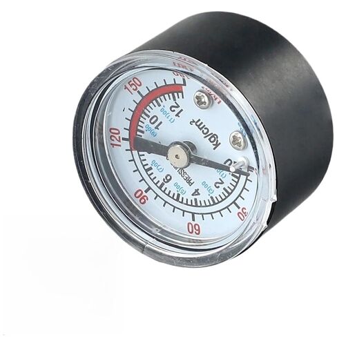 ضاغط الهواء هوائي قياس ضغط السوائل الهيدروليكية 0-12Bar / 0-180PSI فراغ مقياس الضغط الهاتفي مقياس مزدوج الطلب in Kuwait
