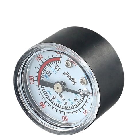 1pcs Air Compressor Pneumatic Hydraulic Fluid Pressure Gauge 0-12Bar / 0-180PSI Car Tire Pressure Measuring Instrument Accessory in Kuwait