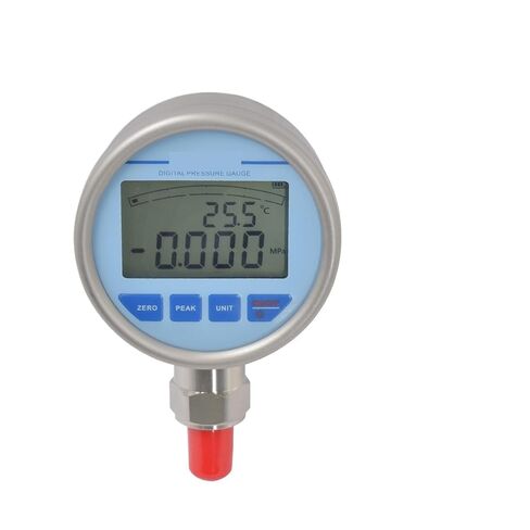 1 قطعة مقياس ضغط زيت الهواء الرقمي دقة 0.1% الحجاب الحاجز الفولاذ المقاوم للصدأ 316L الخلفية الوقود ضغط المياه متر (NPT1-4,0-600Kpa) in Saudi Arabia