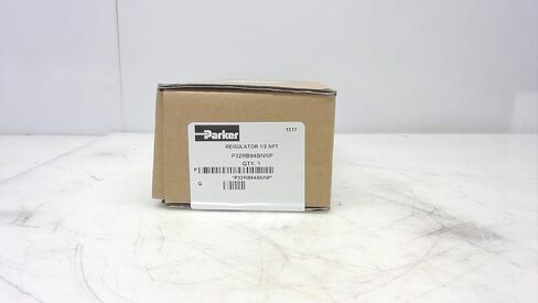 منظم مضغوط من سلسلة Parker Hannifin P32RB94BNNP P32RB بدون مقياس، تخفيف التخفيف، مقبض غير مرتفع، نطاق 8 بار/125 رطل لكل بوصة مربعة/0.8 ميجا باسكال، صامولة تثبيت لوحة بلاستيكية، منفذ NPT 1/2 بوصة in Kuwait