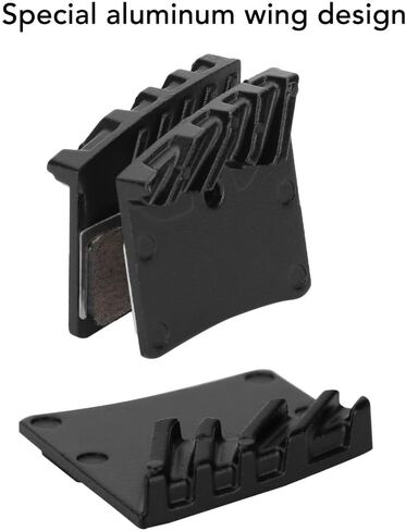 Bike Disc Brake Pads with Cooling Fins – High-Performance Replacement for III PRO E4/M4/M755/M756 & Hope M4/Te M4 Systems, Strong Locking Power in Kuwait