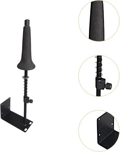 DYNWAVE Trombone Hanger Trombone Stand Space Saving Iron Trombone Rack High Performance Wall Mount for Home or Band Room Studio Wall in Kuwait