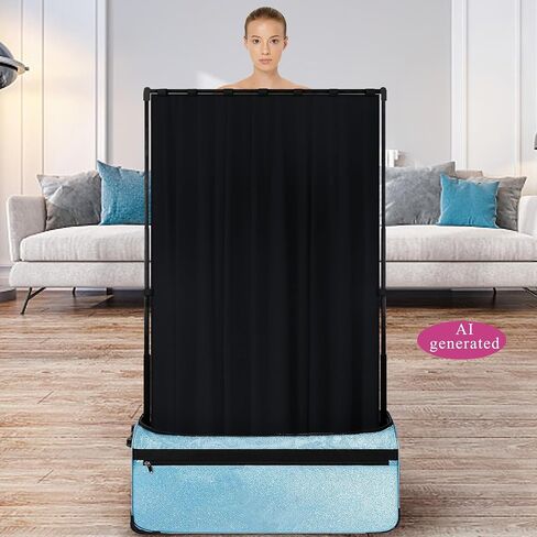 Privacy Curtain for Dance Bag with Rack, Portable Dance Changing Room Competition Dance Bag Curtain, Dancer Backstage Privacy Changing Screen for Dance Suitcase Rolling Dance Garment Bag Accessories in Saudi Arabia