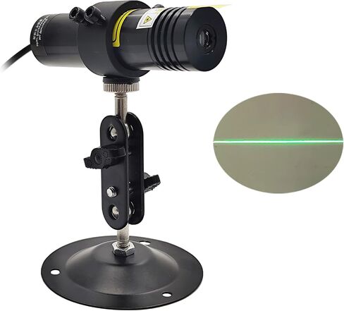 Long Range Water Resistant Outdoor Visible Green Line Light Generator for Halloween Laser Swamp Haunted House Long Distance Stone Wood Feather Alingment 12V/24V 26mm in Kuwait