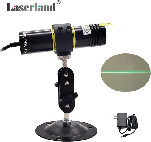 Long Range Water Resistant Outdoor Visible Green Line Light Generator for Halloween Laser Swamp Haunted House Long Distance Stone Wood Feather Alingment 12V/24V 26mm in Kuwait