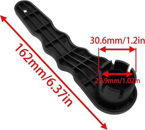 Black air Valve Wrench 4.72x1.18 inch Boat air Valve Wrench Paddle Board Valve Replacement Tool Suitable for Most Inflatable Boats Canoes Rubber Boats, etc. in Kuwait