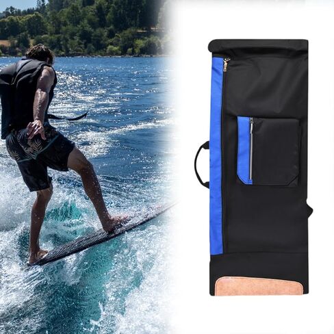 Skateboard Backpack, Skateboard Carrying Bag with Adjustable Shoulder Straps, Travel Backpack for Outdoor Enthusiasts, Blue in Saudi Arabia