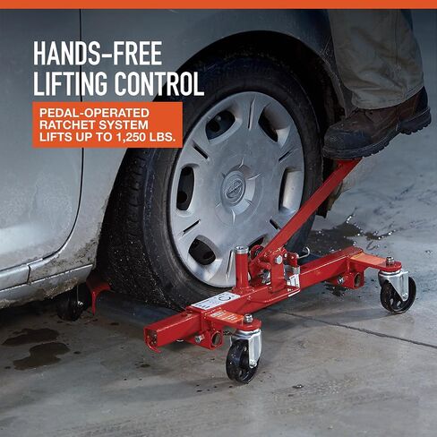 Ironton Heavy-Duty Mechanical Wheel Dolly - 1,250-Lb. Lift Capacity in Kuwait