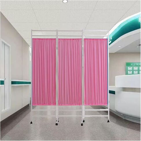 Medical Privacy Screen on Wheels,Foldable Emergency Divider Monitoring Separator,Temporary Fence,for Therapy Centres(180x50cm-3pcs) in Kuwait