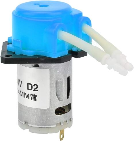 D-2 2 * 4mm Micro Peristaltic Pump Aquarium Dosing, Liquid Pump Peristaltic Dosing Aquarium 2 Head for Laboratory Analytic (Blue) in Kuwait