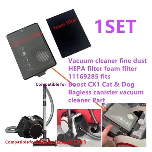 مكنسة كهربائية فلتر HEPA للغبار الناعم 11169285، متوافق مع Miele Boost CX1 Cat & Dog بدون اكياس مكنسة كهربائية in Kuwait