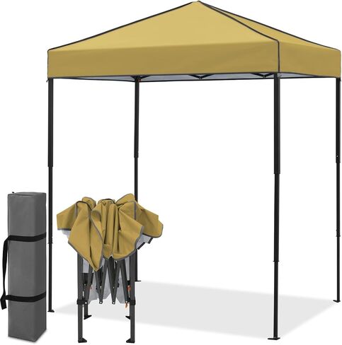 Eagle Peak Fruct Pop up Canopy مع جدار الشمس القابل للتعديل 6 × 4 ، خيمة محمولة مضغوطة خفيفة الوزن مستقيمة مع كيس حمل ، أخضر فلوريسنت in Kuwait