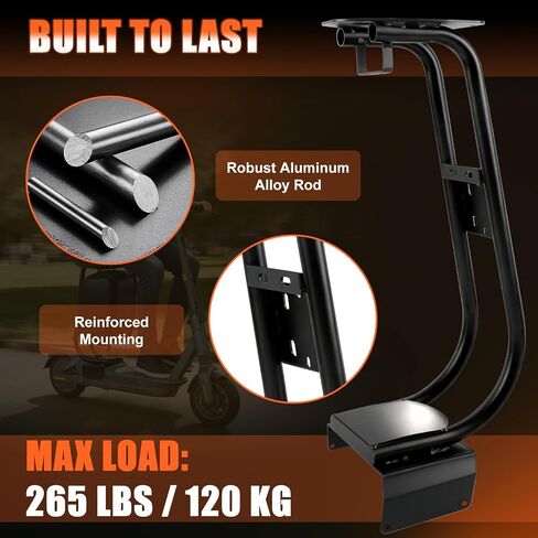 مقعد سكوتر كهربائي متوافق مع ملحق مقعد Segway Ninebot MAX G2 G65 MAX2 للبالغين مع حقيبة تخزين كبيرة سعة 10 لتر، وحامل أكواب، ووسادة من البولي يوريثان in Kuwait