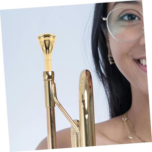 Copper French Horn Mouthpiece Elegant Metal Replacement for Beginners Professionals Smooth Surface for Rich Sound Stylish Design for Music Instrument Accessories in Kuwait