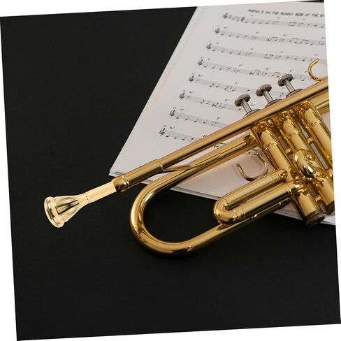 Copper French Horn Mouthpiece Elegant Metal Replacement for Beginners Professionals Smooth Surface for Rich Sound Stylish Design for Music Instrument Accessories in Kuwait