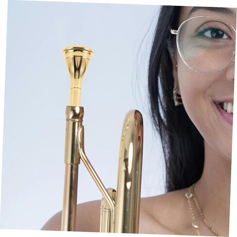 SHOWERRORO القرن الفرنسي قطعة الفم النحاس مطلي معدن بديل لعشاق الموسيقى المبتدئين دائم وسهل الاستخدام للممارسة والأداء in Kuwait