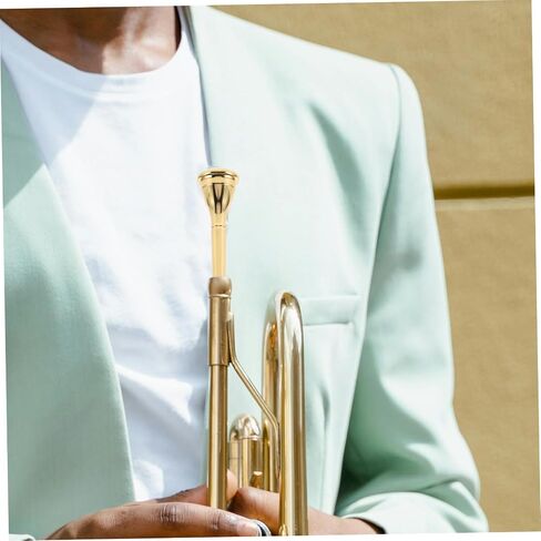 Kisangel French Horn Mouthpiece Copper Plated Replacement for Horn Musical Instruments Durable and Easy to Use for Beginners and Stage Performances Smooth Design for Optimal Sound Quality in Kuwait