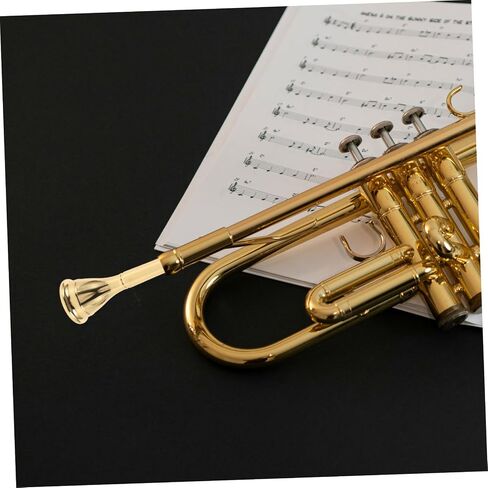 Kisangel French Horn Mouthpiece Copper Plated Replacement for Horn Musical Instruments Durable and Easy to Use for Beginners and Stage Performances Smooth Design for Optimal Sound Quality in Kuwait