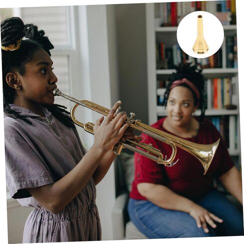 Toddmomy Portable French Horn Mouthpiece Brass Plated Copper Music Instrument Accessory for Exceptional Sound Control and Performance for Concerts and Gatherings in Kuwait