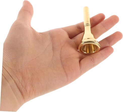 Toyvian Portable French Horn Mouthpiece Elegant Plated Replacement Part Suitable for Horn Musical Instruments Safe and Smooth Design Durable Metal Construction in Kuwait