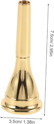 BESPORTBLE Copper French Horn Mouthpiece Metal Replacement Accessory for Beginners Professionals Durable Design for Concerts Performances Enhances Instrument Performance in Kuwait